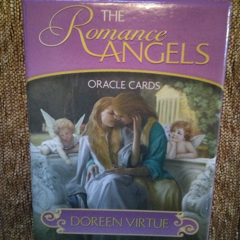 The Original Romance Angels Oracle Card Deck plus Bonus Mini Deck.